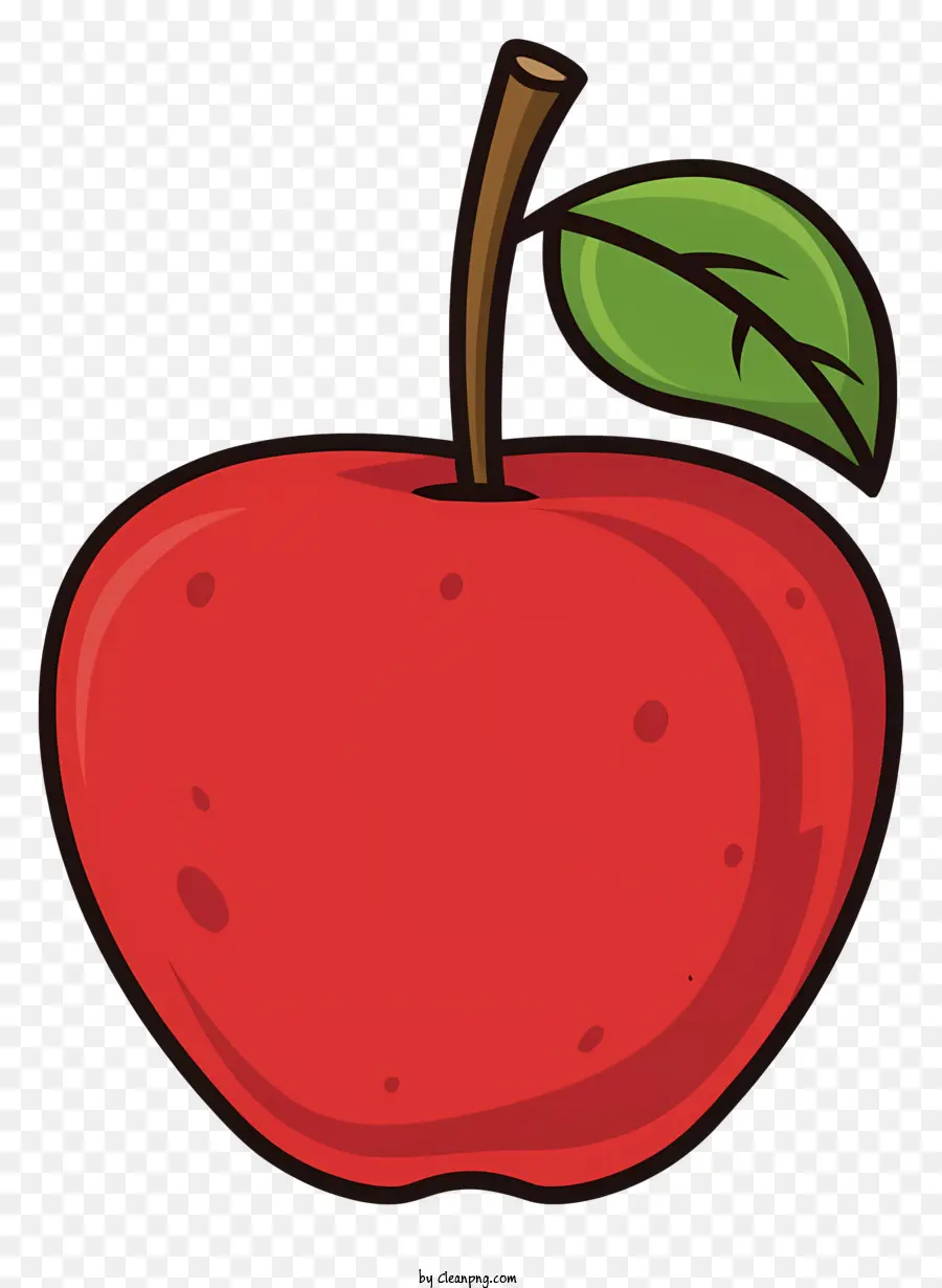 Apple，Folha Verde PNG