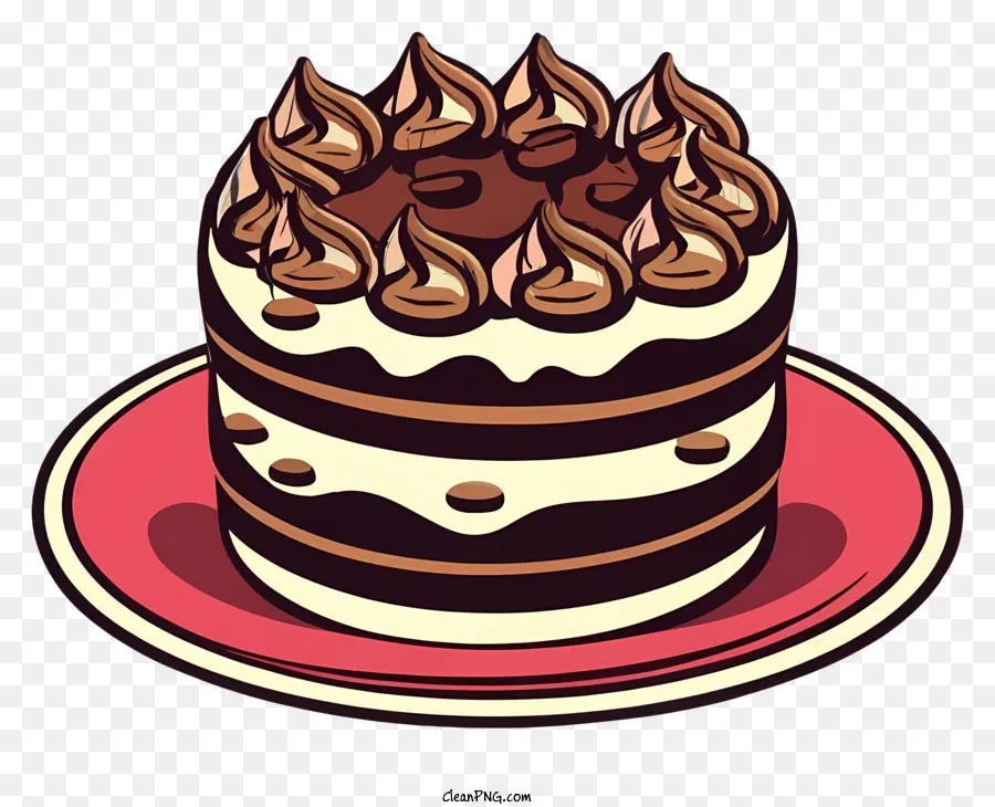 Bolo De Chocolate，Bolo Com Cobertura De Chocolate PNG