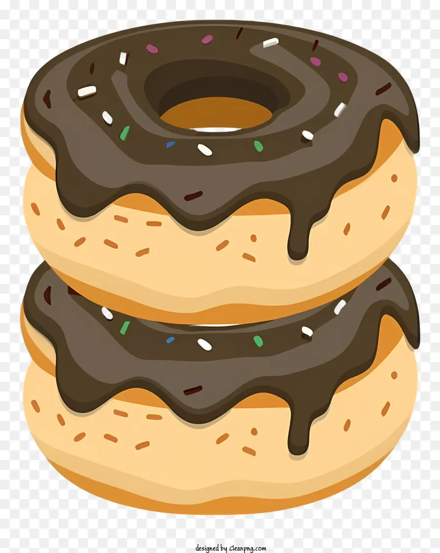 Donuts，Glacê De Chocolate PNG