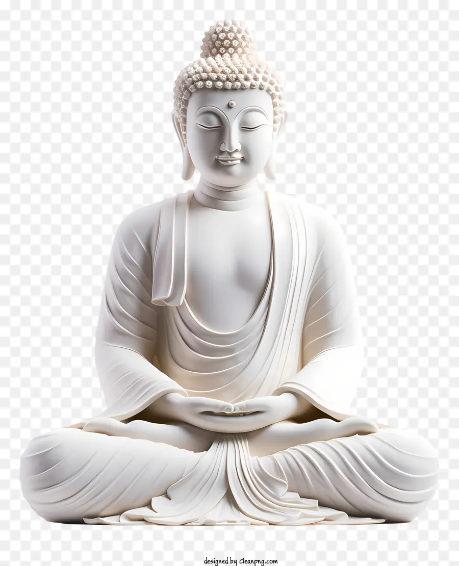 Estátua De Buda，Pose Meditativa PNG