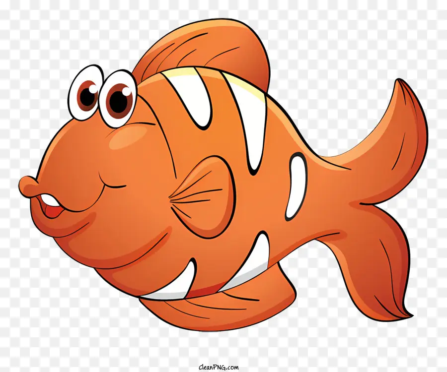 Cartoon Peixe，Dentes Grandes PNG