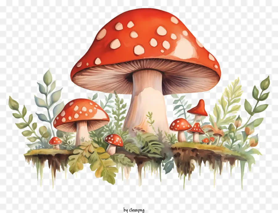 Cogumelos，Toadstools PNG