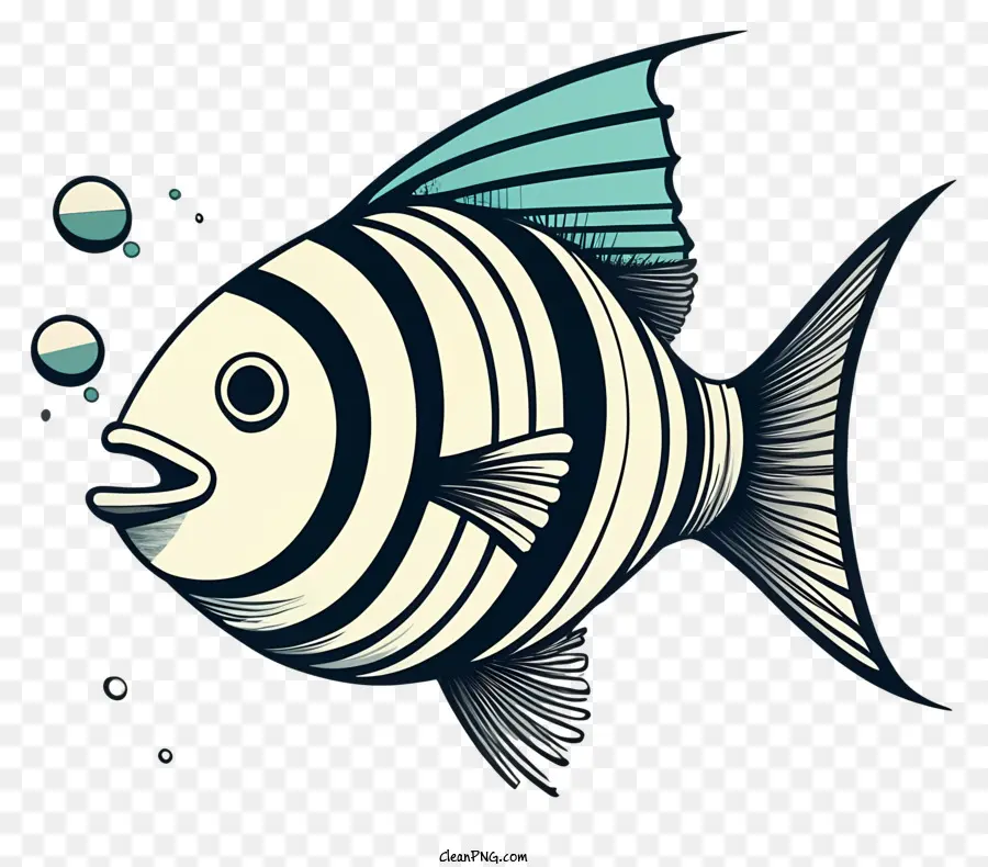 Peixe，Padrão Listrado PNG