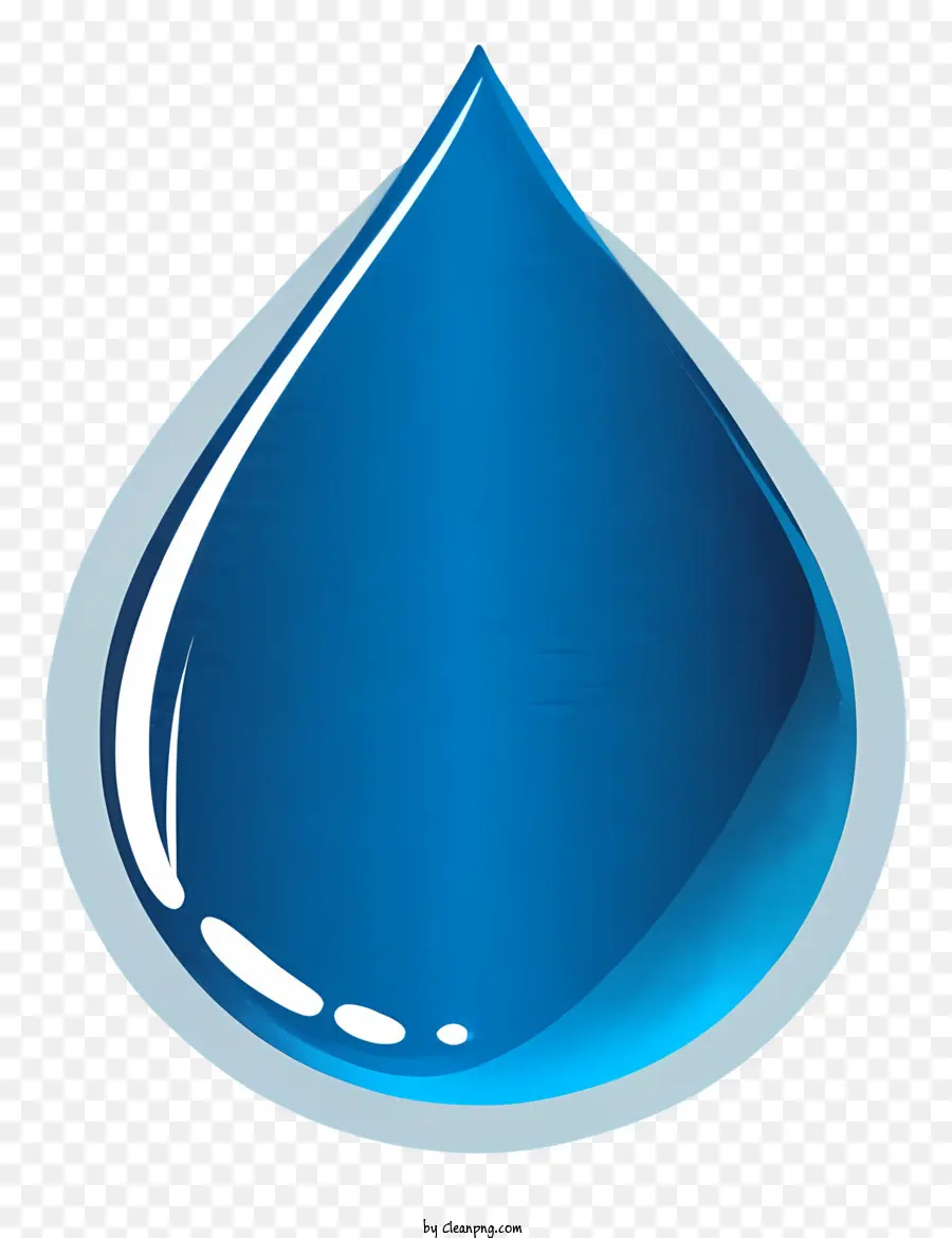 Gotinha De água，Gotada Azul PNG