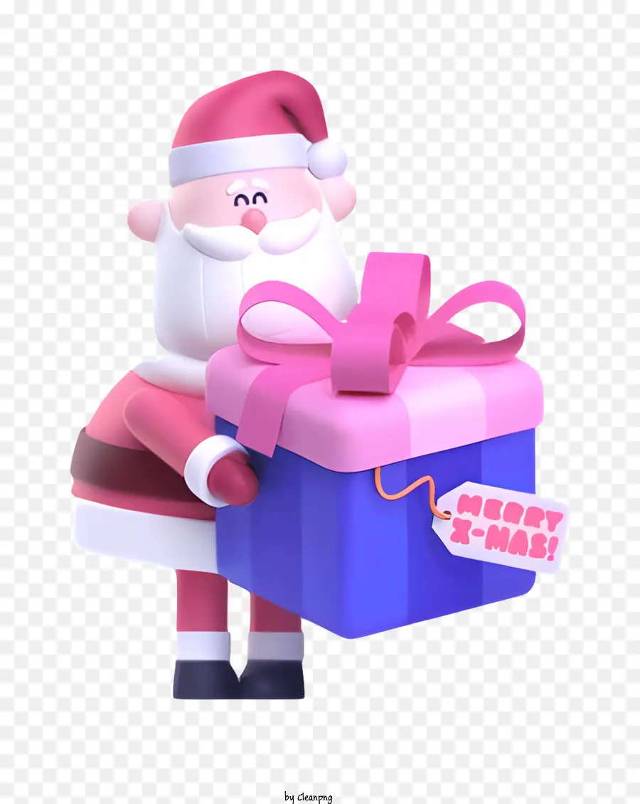 Papai Noel，Renderização Em 3d PNG