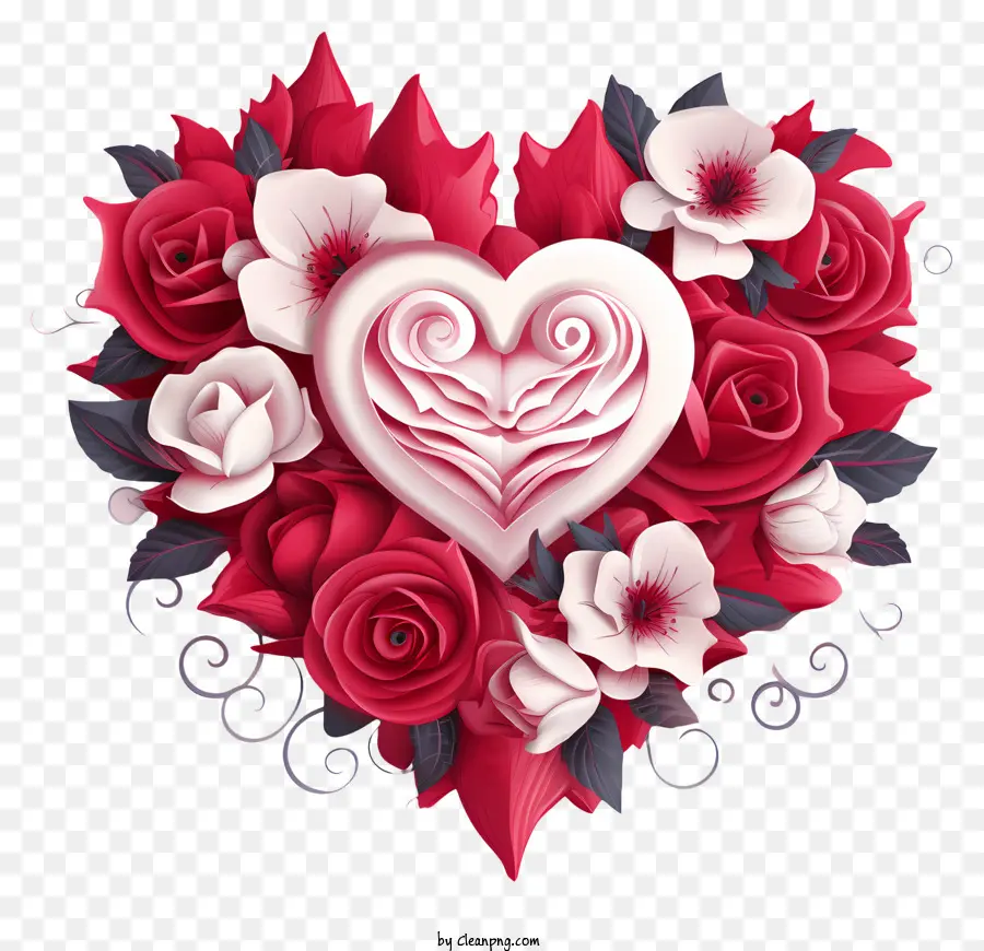 Rose Coração，Dia Dos Namorados PNG