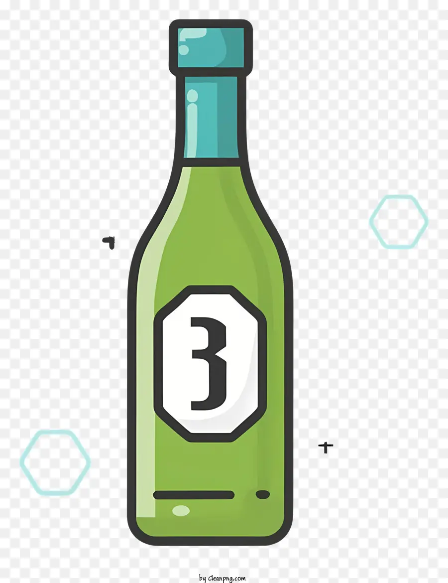 Licor Verde，Número 3 PNG