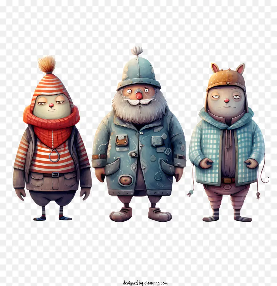 Animal De Fantasia De Inverno，Design De Personagem PNG