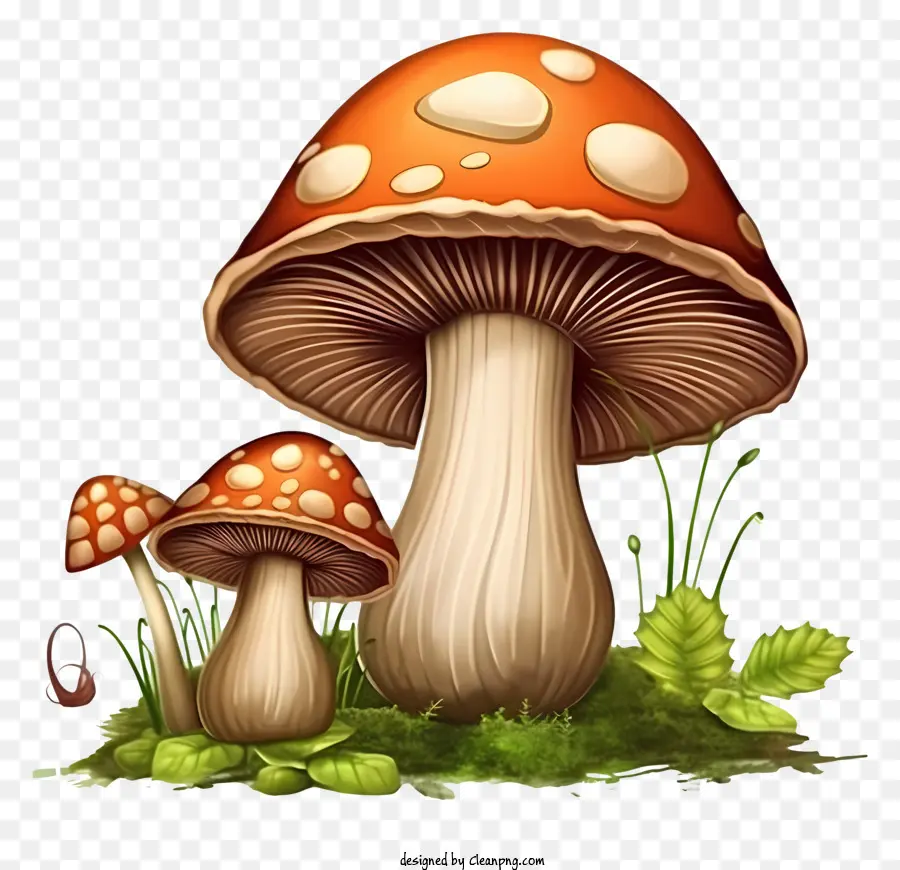 Cogumelos Gigantes，Moss PNG