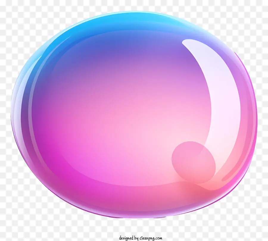 Esfera Rosa E Azul，Textura Como água PNG