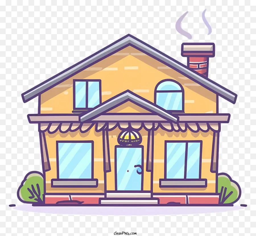 Casa Pequena，Casa Pequena E Fofa De Doodle PNG