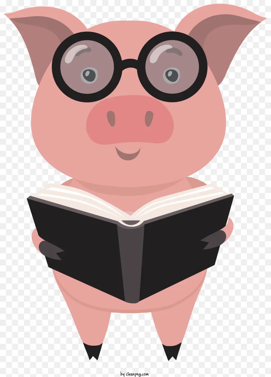 Dos Desenhos Animados Do Porco，óculos PNG