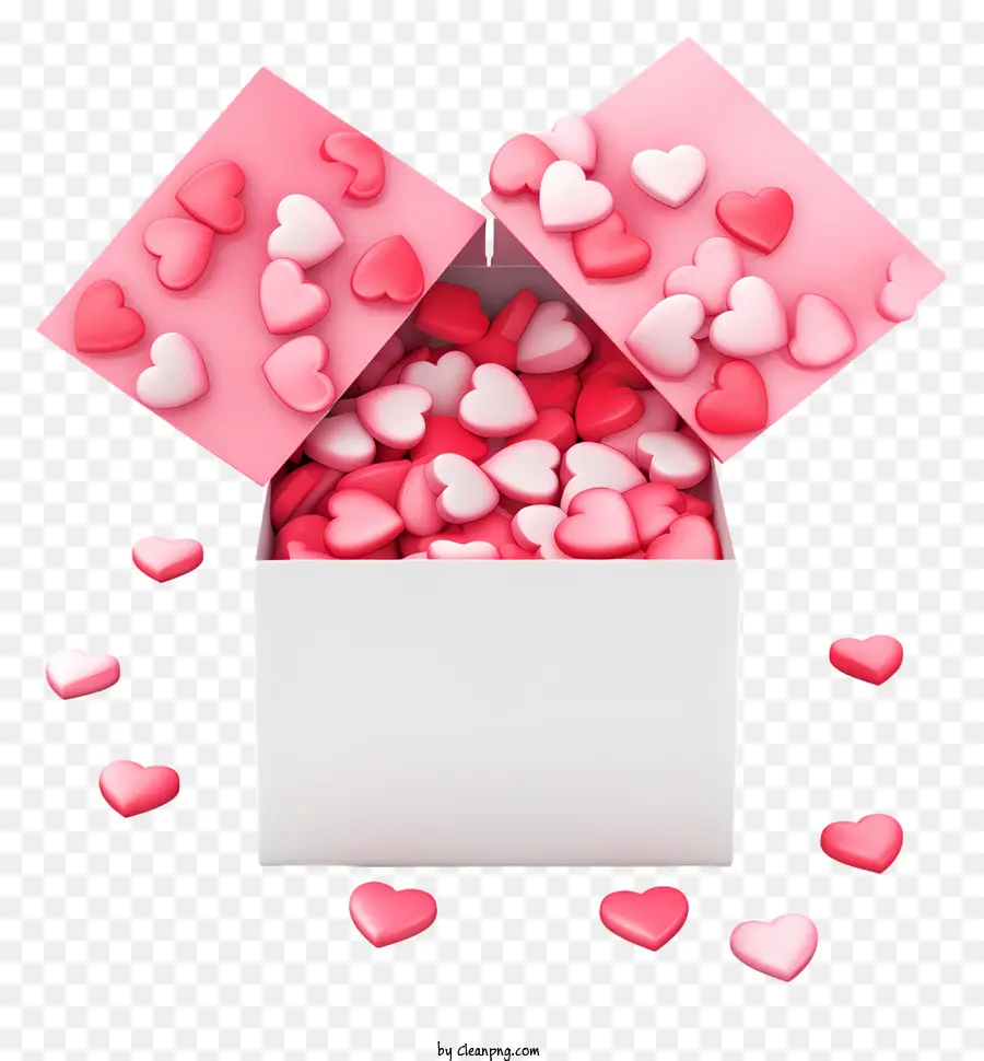 Heartshaped Caixa，Caixa Coração Cor De Rosa PNG