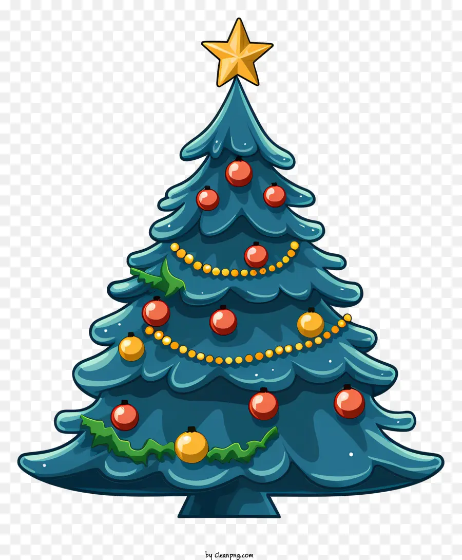 árvore De Natal，Representação De Desenhos Animados PNG