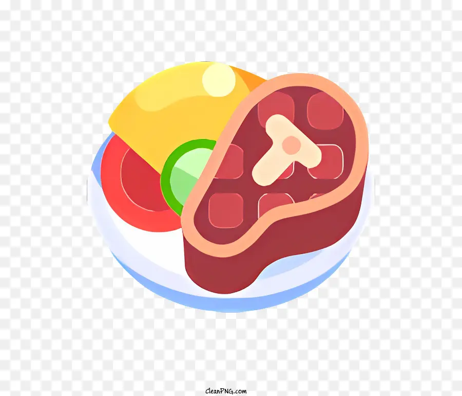 Carne Crua，Bife E Legumes PNG