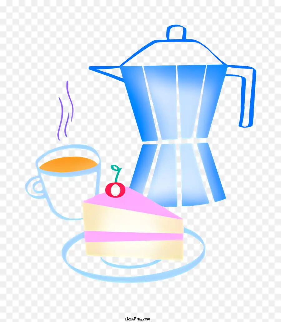 Café，Café E Bolo PNG