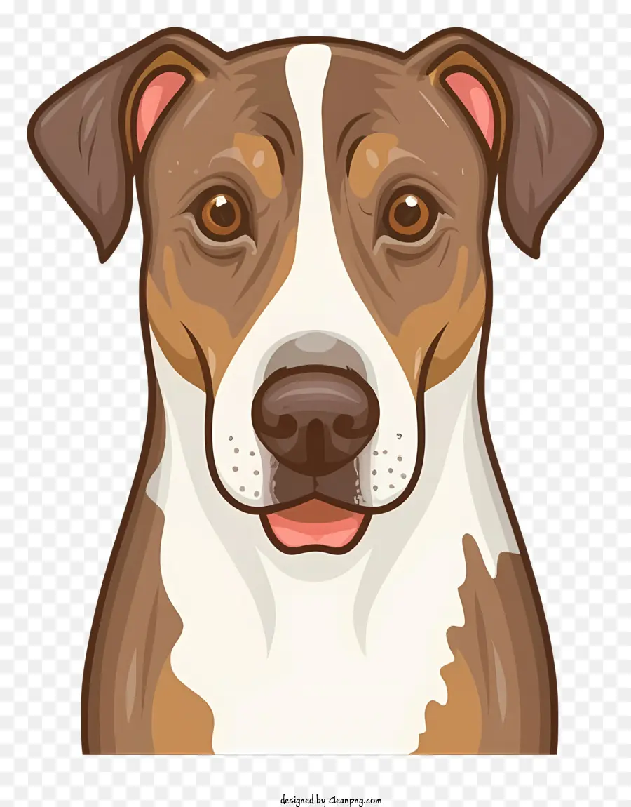 Cão Dos Desenhos Animados，Cachorro Marrom E Branco PNG