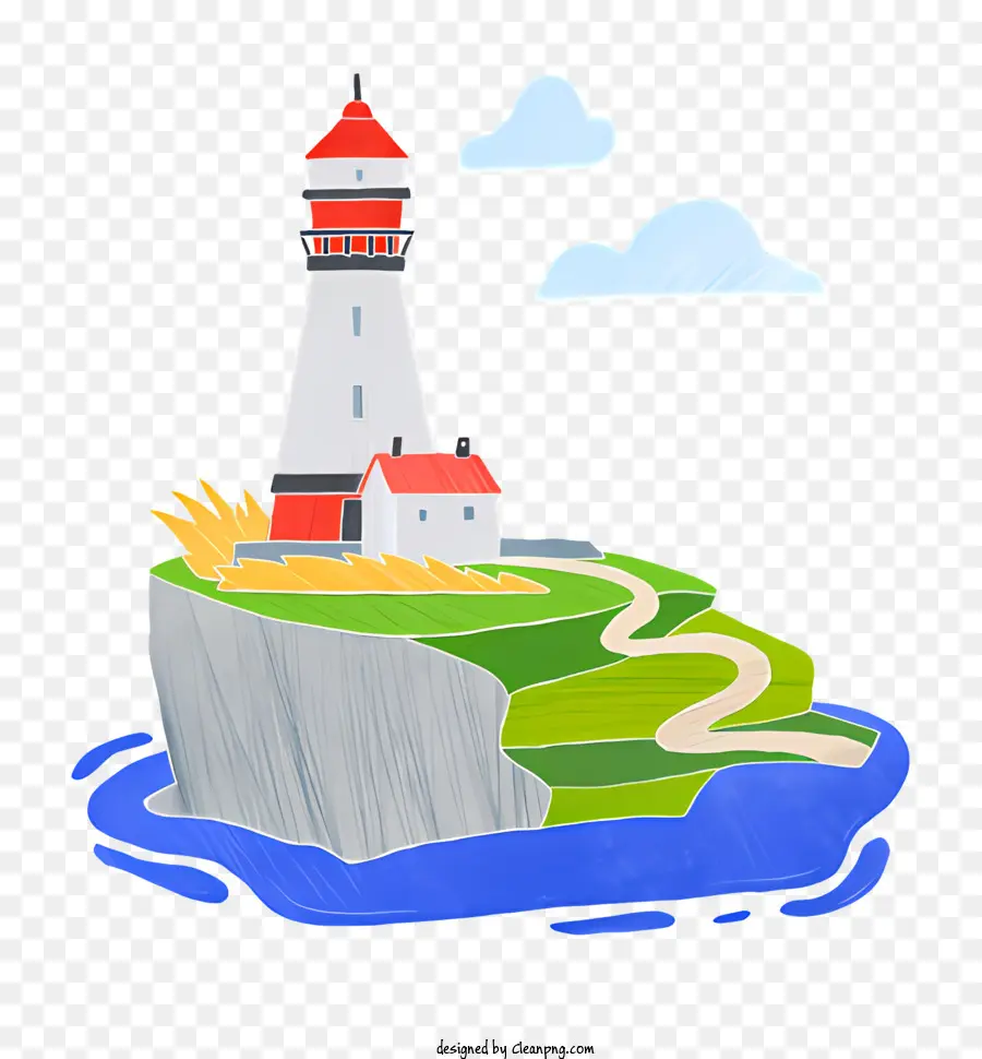 Lighthouse，Ilha Rocky PNG