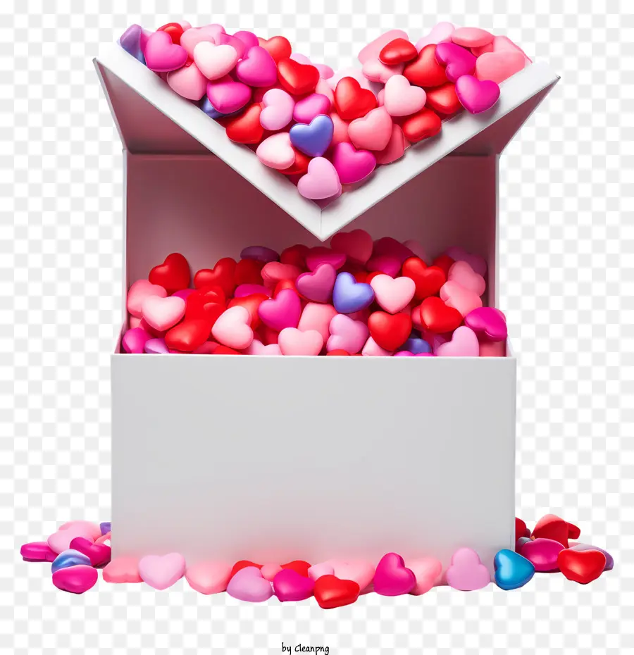 Confetes Em Forma De Coração，A Queda No Amor PNG