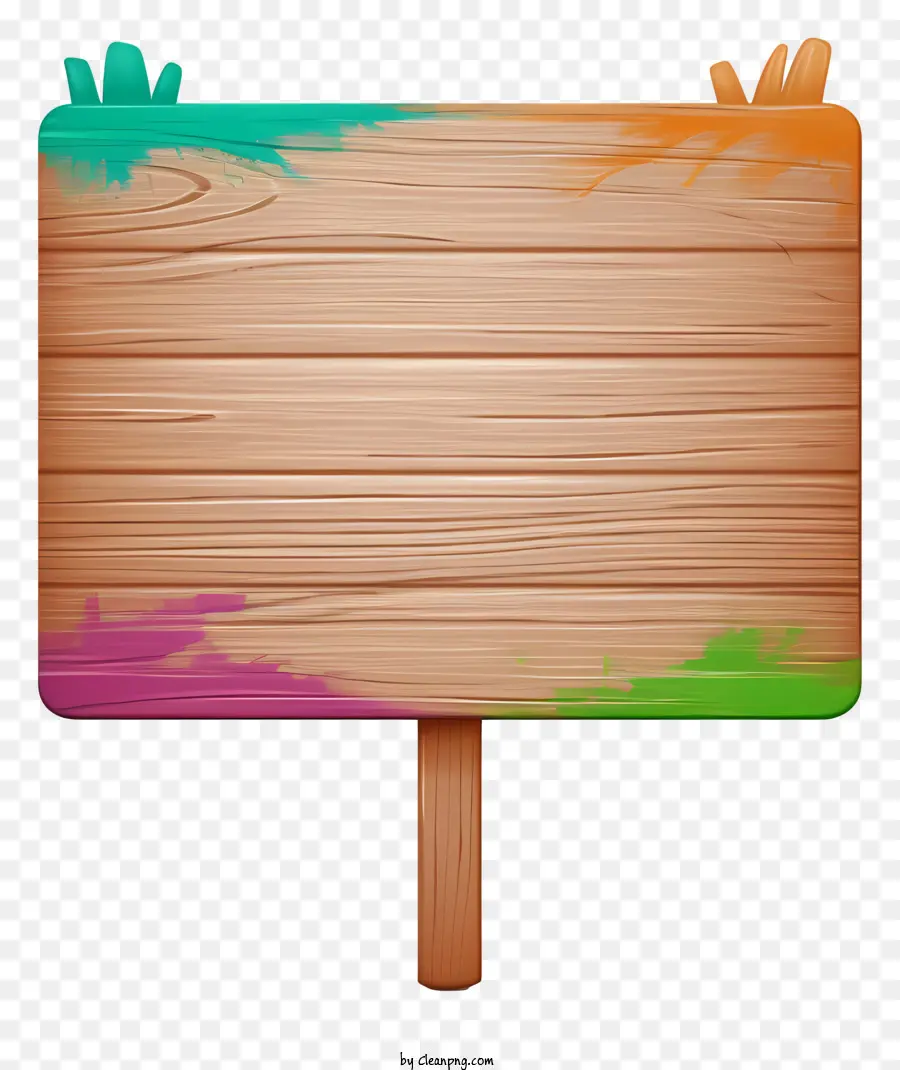 Wooden Sign，Pintado Design PNG