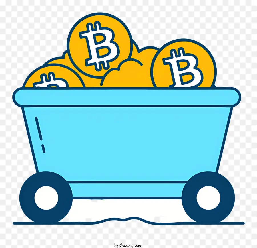 Bitcoin，Moeda Digital PNG