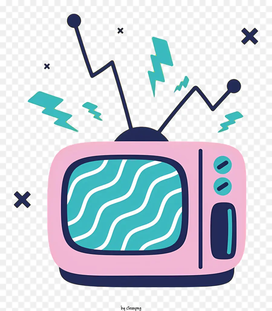 Vintage Tv，Tempestades PNG