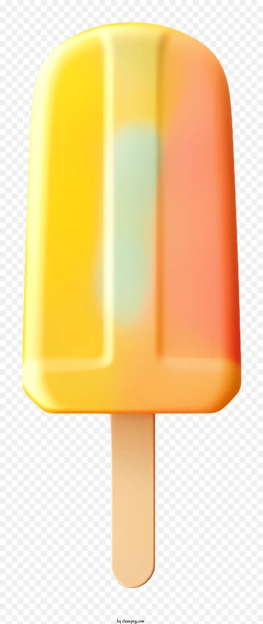 Pop De Sorvete，Amarelo E Vermelho PNG