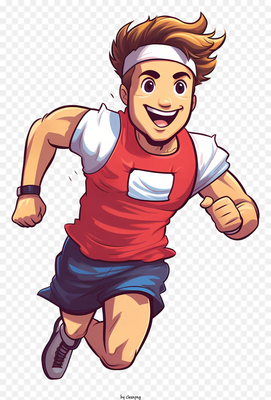 Personagem De Desenho Animado，Maratona PNG