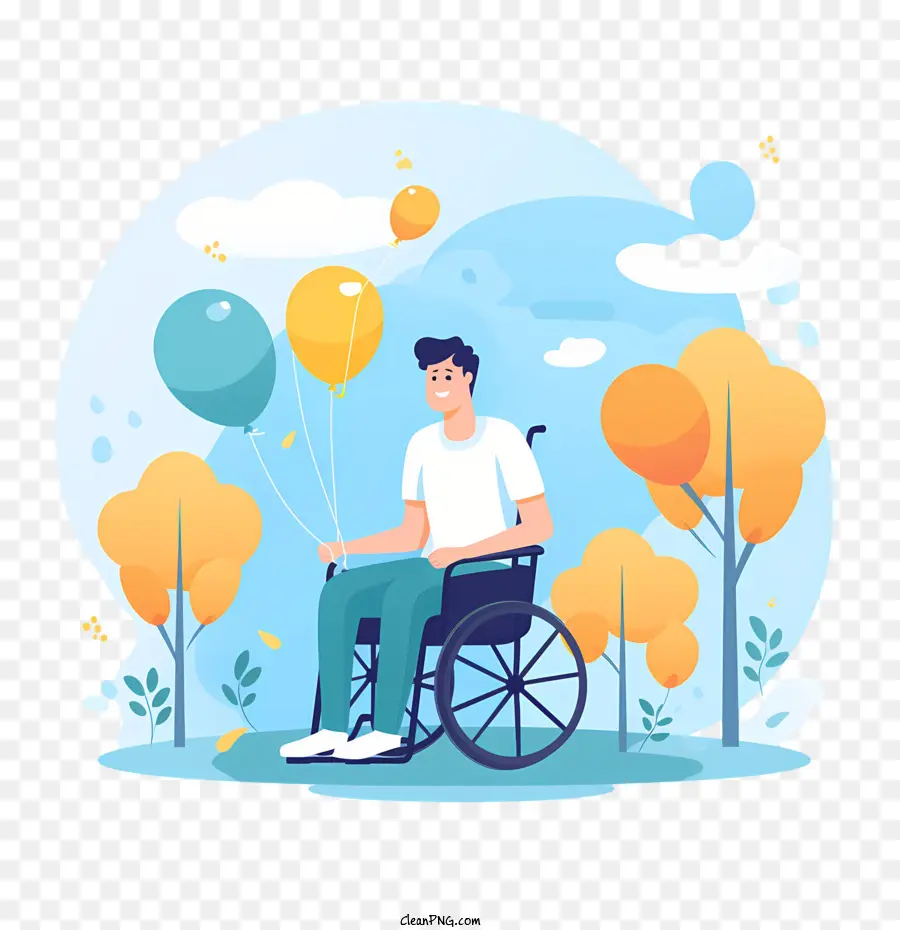 Dia Internacional De Pessoas Com Deficiência，Cadeira De Rodas PNG