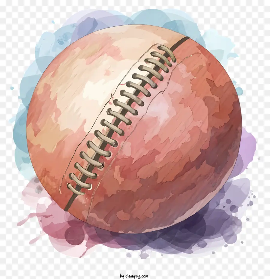 Pintura Em Aquarela，Beisebol PNG