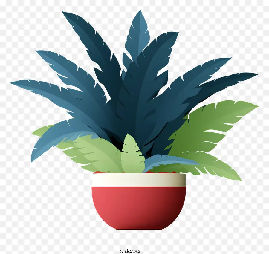 Pote Vermelho，Planta Em Vaso PNG