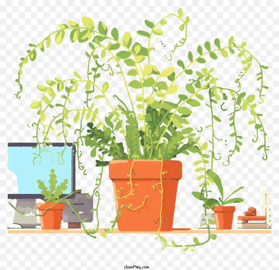 Plantas De Interior，Planta Em Vaso PNG