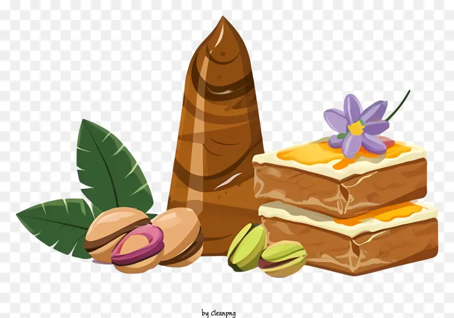 Bolo De Chocolate，Design De Glacê PNG