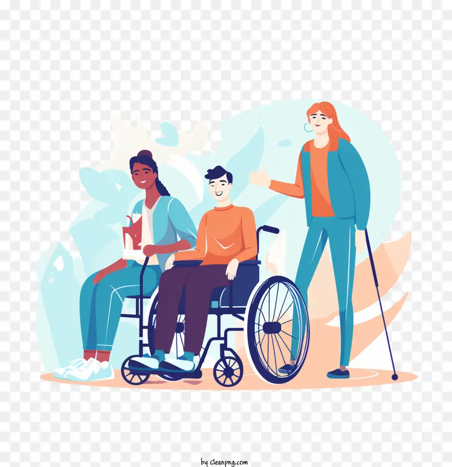 Dia Internacional De Pessoas Com Deficiência，Mulher Em Cadeira De Rodas PNG