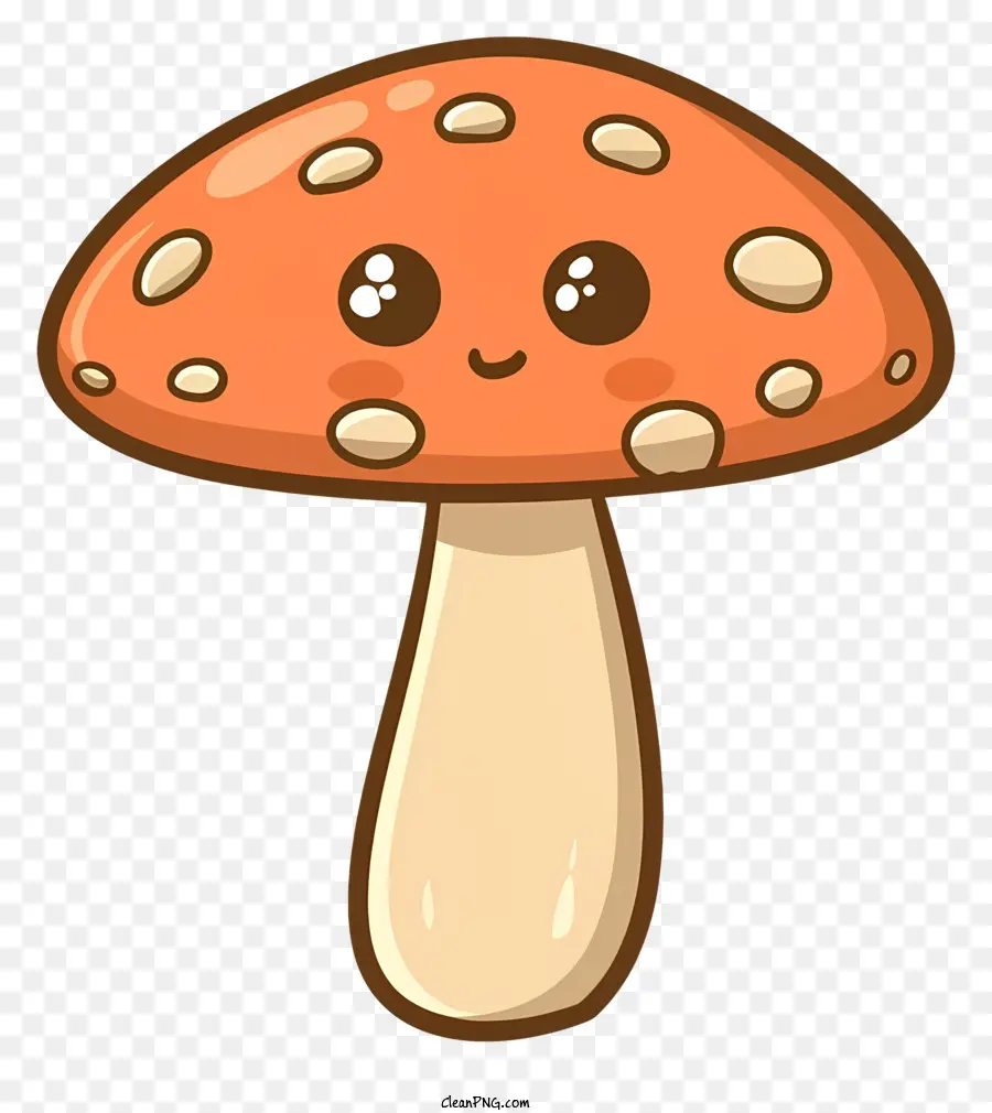 Cogumelos Bonitos，Cogumelo Sorridente PNG