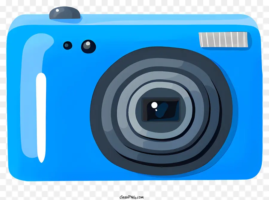 Digital Camera，Azul Da Câmera PNG
