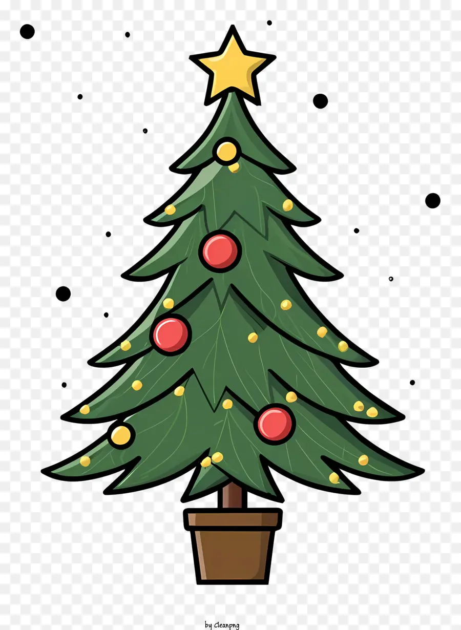 árvore De Natal，Decorações Do Feriado PNG