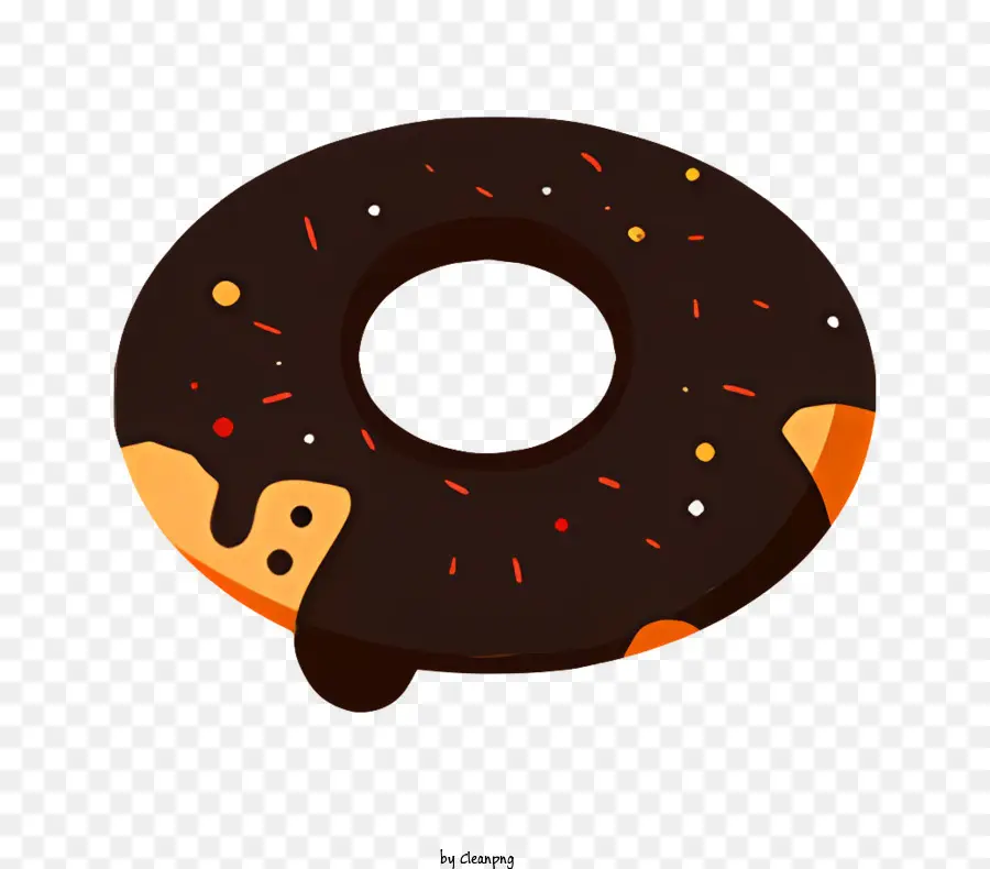 Donut De Chocolate，A Visualização Aproximada PNG