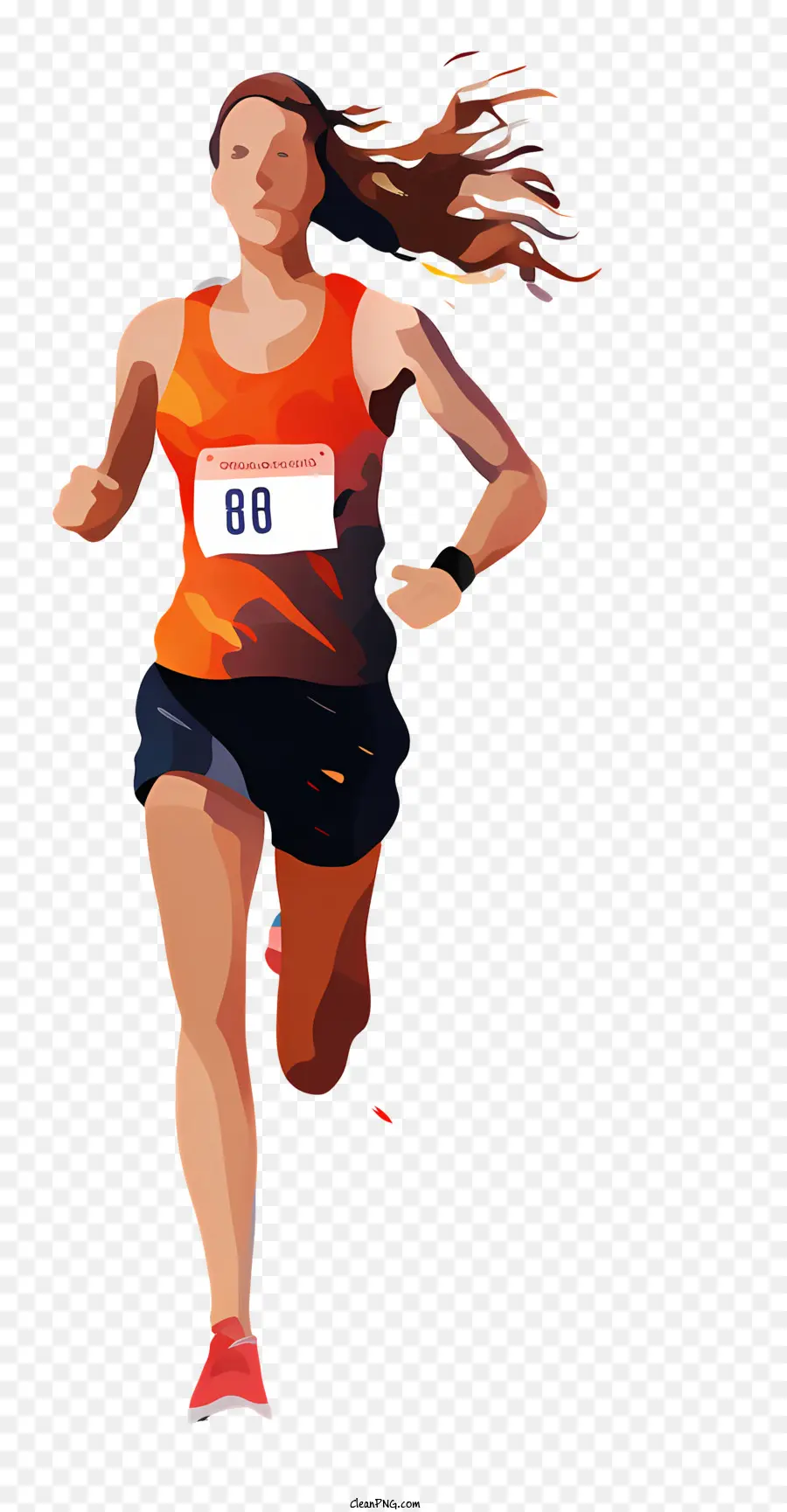 Maratona，Mulher Correndo PNG
