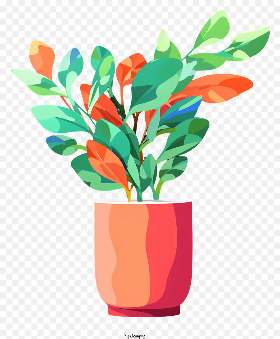 Plantar，Planta Colorida PNG