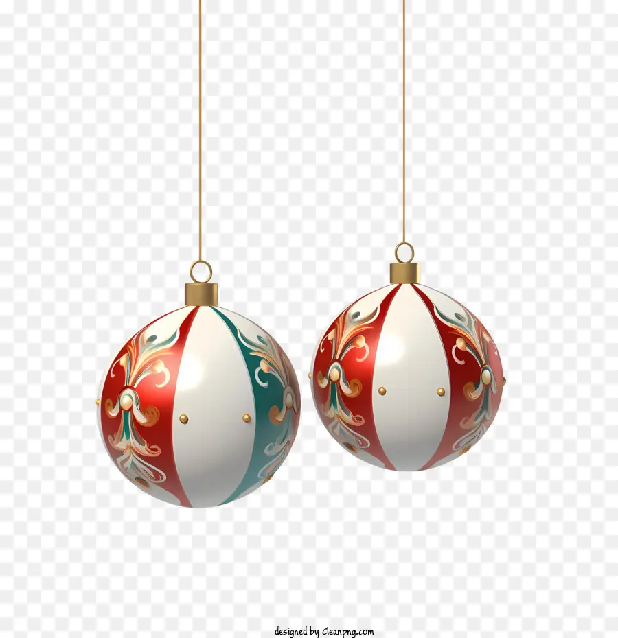 Bola De Natal，Ornamentado PNG