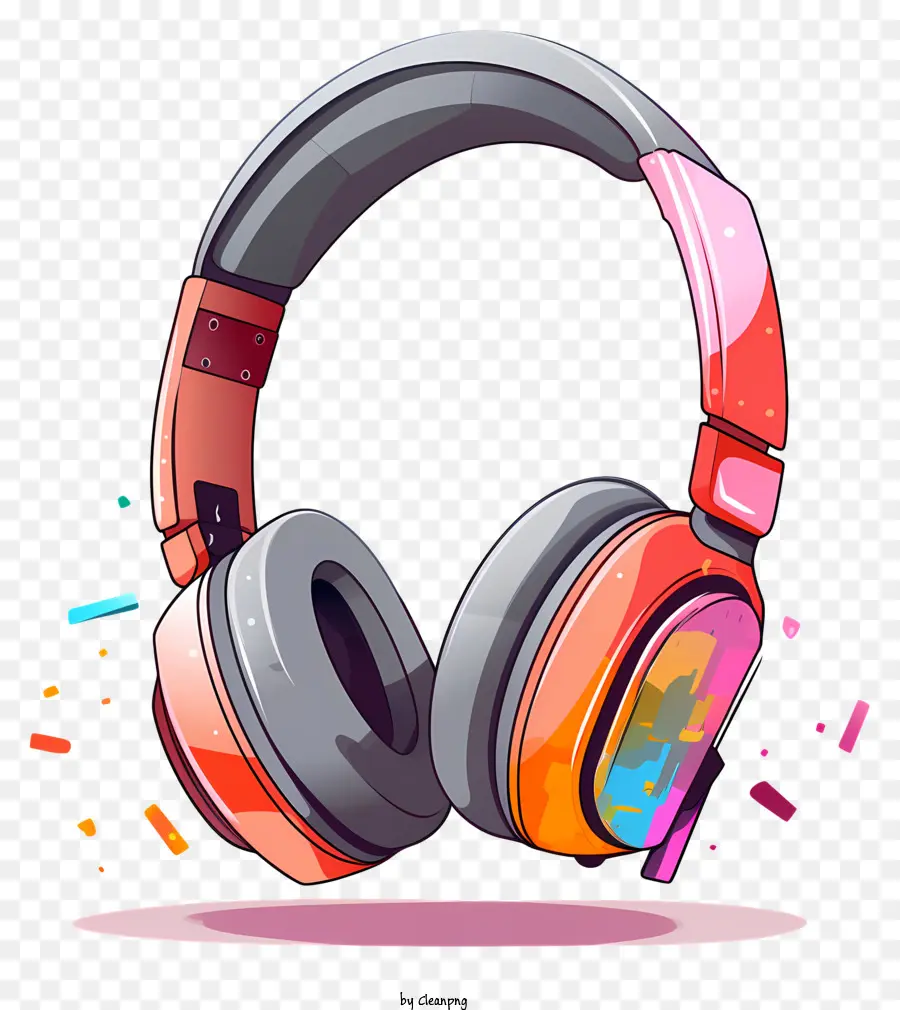 Fones De Ouvido Coloridos，Fones De Ouvido Vermelhos PNG