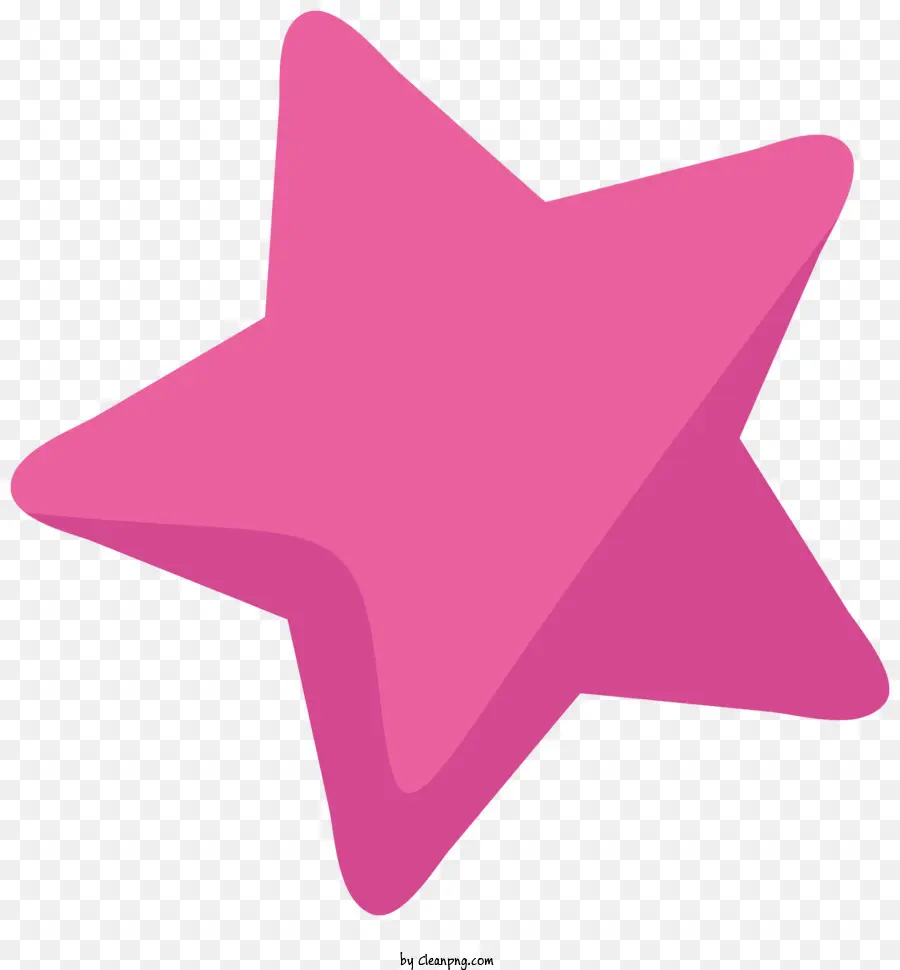 Cor De Rosa Estrelas，Fivepointed Estrelas PNG