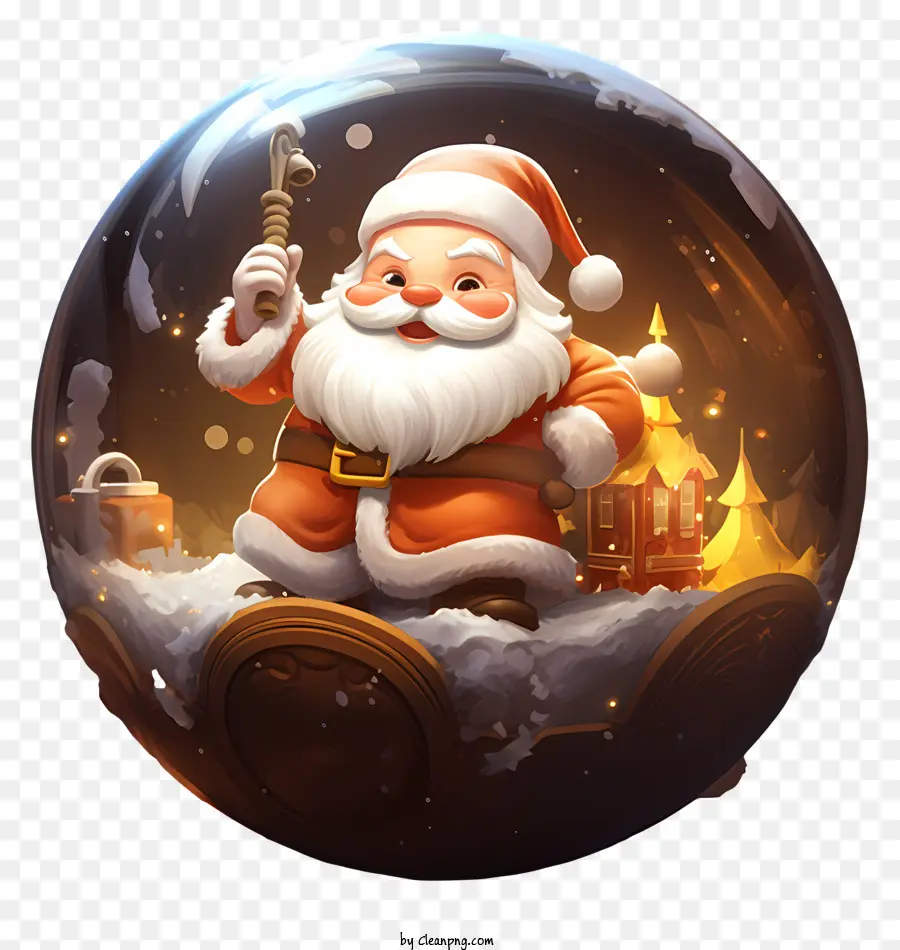 Bola De Vidro，Papai Noel PNG