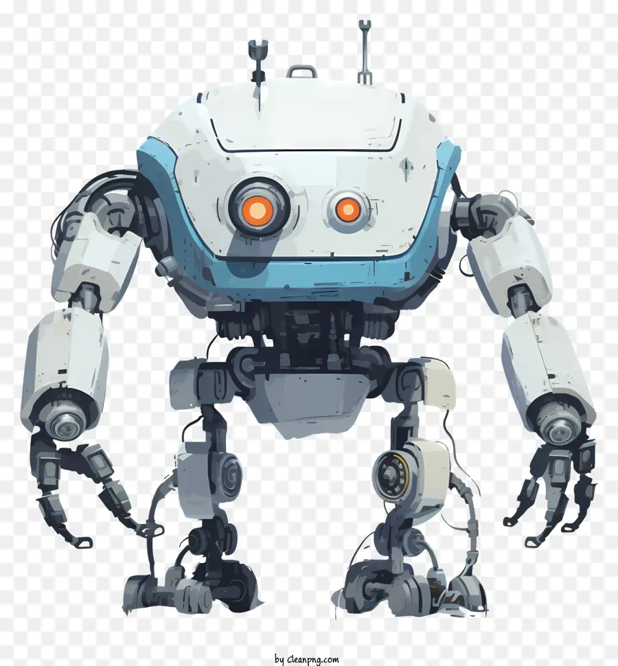 Robô Futurista，Robô De Duas Pernas PNG