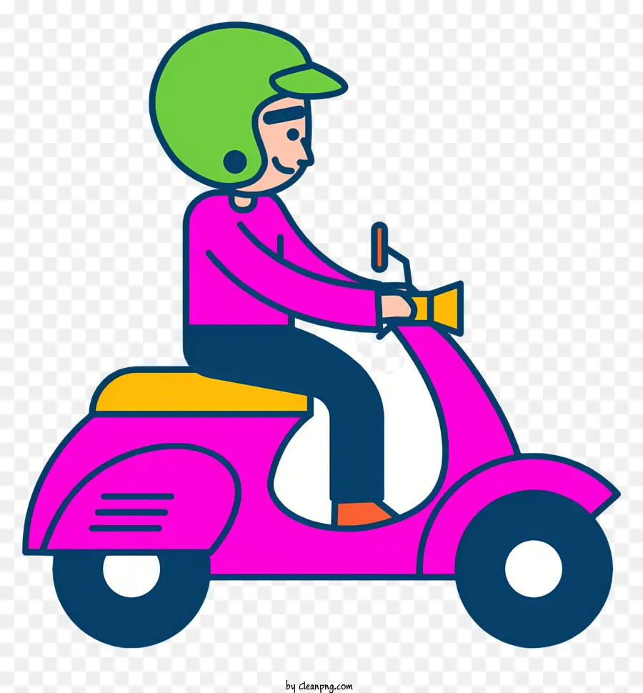 Scooter Rosa，Capacete PNG