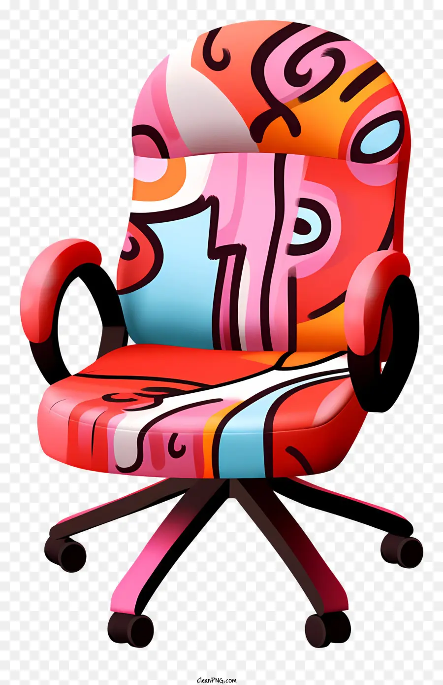 Cadeira De Escritório，Cadeira Almofadada PNG