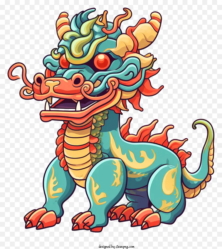 Desenho Animado Dragon，Mitologia Chinesa PNG