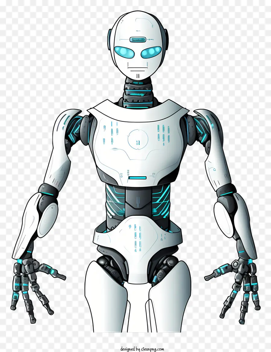 Robô Humanóide，Confidence PNG