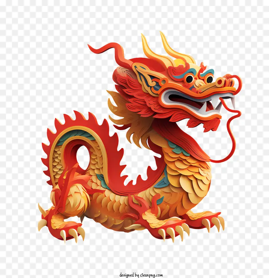 Dragão Chinês Ano Novo，Dragão PNG